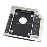 Aluminum 2nd HDD Caddy 9.5mm Optibay SATA 3.0 CD DVD Driver to HDD Case Enclosure for Apple Macbook Pro 13" 15" 17" SuperDrive