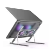 Aluminum Adjustable Laptop Stand With Fan Computer PC Netbook Tablet Support Notebook Stand Cooling Fan Pad Laptop Holder Base