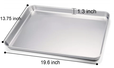 Aluminum Half Sheet Size Pan Fits Cookie Cooling Rack Set Rectangle Baking Tray Racks For Bakers Alloy Gold Rose Sheets