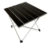 Aluminum Metal Lightweight Travel Adjustable Camping Folding Table