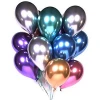 Amazon Hot Sale Balloon Fashion 12inch 10pcs  Metallic Latex Balloons Birthday Decorations