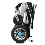 Amazon hot sale low price health care portable light weight handicapped 200w motor folding electric power wheelchair