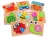 Import  Amazon hot sell Wooden learning board puzzle  Cartoon Animal Board Fun Toddler handgrab board from China