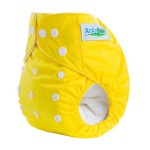 AnAnBaby Washable Flute Plain PUL Waterproof Reusable Diapers Super Soft Microfiber Absorbent Cloth Diaper