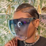 Anti Fog Face Shield, Plastic Mask Protective,One Piece Sun Glasses