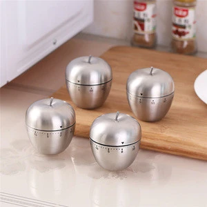Apple Stainless Steel 60-Minute Kitchen Timer