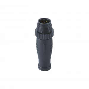 Application marine M12 terminator connector 5pin A Code female with 120ohm resistor plastic screws