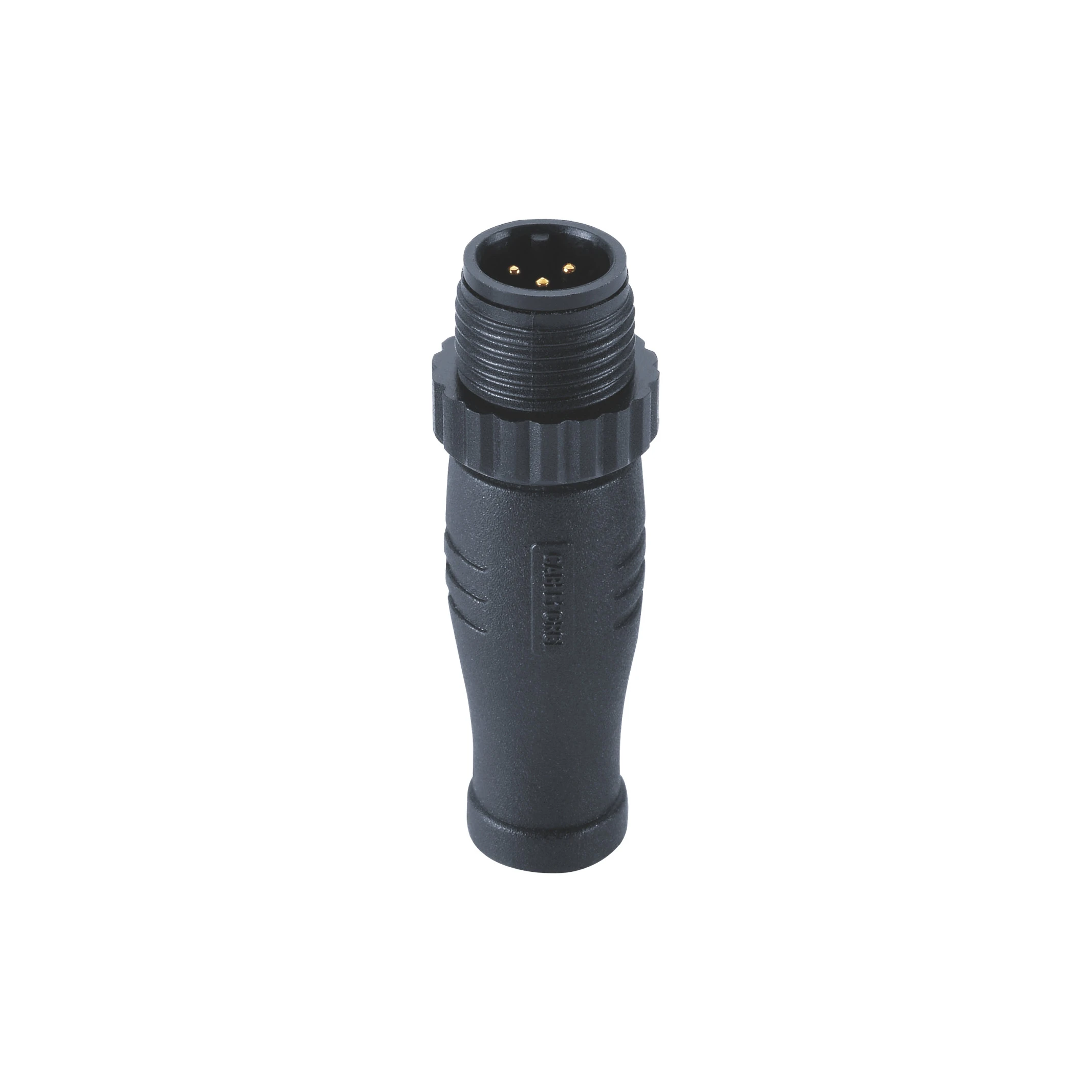 Application marine M12 terminator connector 5pin A Code female with 120ohm resistor plastic screws