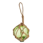 Artdragon new arrival Japanese custom color glass fishing floats net buoy crystal glass ball with rope
