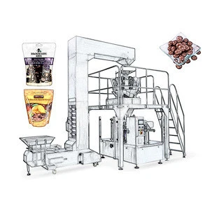 Auto Packing Machine Multi-function Rotary Packaging Line