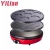 Automatic New Luxury Red Round Non-Stick Cooking Electric Mini Pizza Pan Pancake Crepe Making Machine