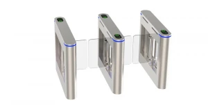 automatic security swing turnstile barrier fast speed gate with access control system