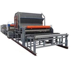 automatic welded diamond expanded mesh wire net making machine