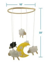 Baby Crib Mobile ~Toys Perfect For Boys + Girls ~Felt Decoration