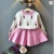 Import Baby girl outfits knitted sweater skirt for wholesale from China