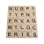 Import Bag of 100 DIY 26 English Alphabet Scrabble Word Puzzle Blocks Printed pine cubes Wooden crafts from China