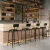 Import Bar desk household simple modern solid wood/marble bar table and chair high feet long narrow bar desk from China