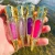 Import Base Keychain Pretty Luxury Purple Customised Oil Popsicle Chain Makeup Lipstick And Coloured Lip Gloss Charms from China