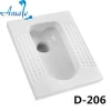 Bathroom squatting pan construction materials squat pan toilet with cheap price