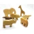 Import BCW210 New factory supply laser cut animal wood craft cnc products from China