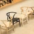 Import Beech wood white color Y back dining room chair from China manufacturer from China