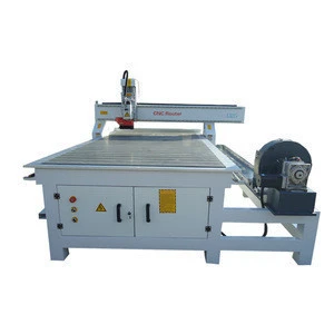 Best quality! 1300*2500 4 axis cnc router China CNC Router with dsp cnc controller