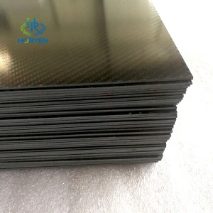 Best quality good surface 400*500*2mm carbon glass fiber sheet 50% carbon fiber sheet