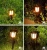 Import Best Seller Panel Light Night LED Garden Light Solar Lights Outdoor Flame Lamp For Outdoor Garden Path Lawn Lamp from China