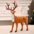 Import Best Selling Simulation Christmas Sika Deer Ornaments Plush Animal Toys Model Christmas Decorations from China