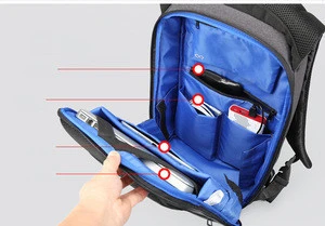 Big Capacity Backpack with Anti-theft pocket & USB Charging Port stroller belt
