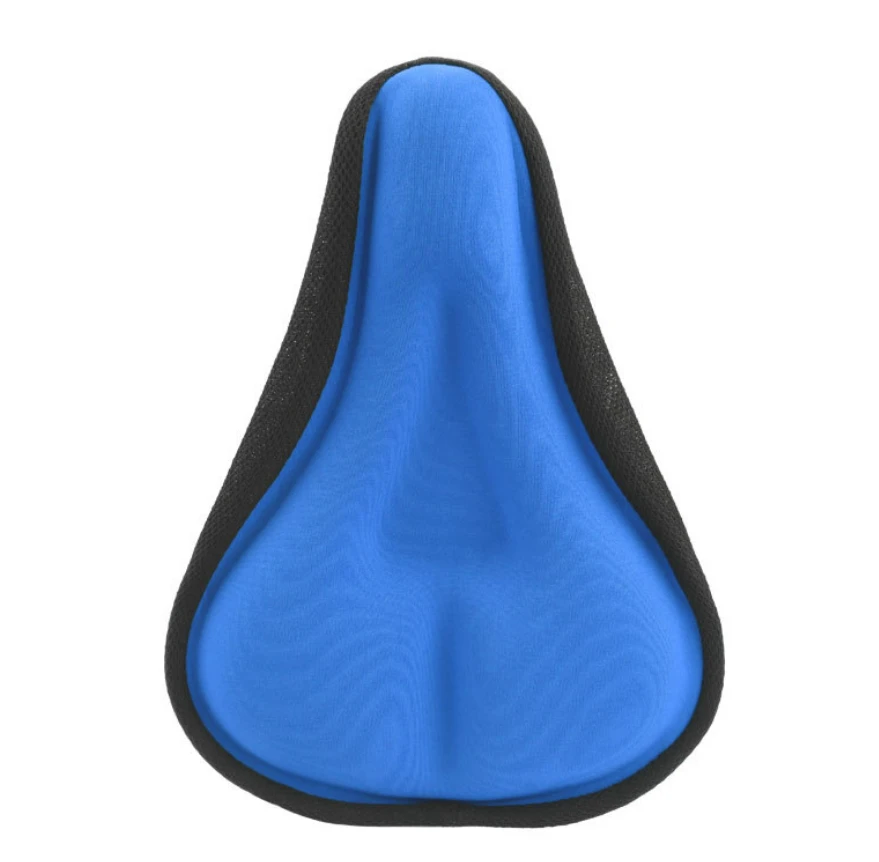 Bike Seat Cover (10.2"x 7.4") Exercise Bike Saddle Cushion Comfortable Soft Bicycle Saddle Cover with Gel for Men Women
