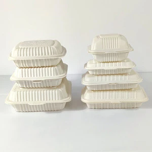 Biodegradable Cornstarch CPLA Food Packaging Container Box