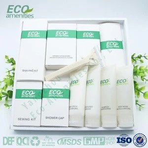 Biodegradable high quality disposable hotel amenities wholesale