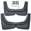 biosp Auto Mud Flaps Splash Guards For Jeep Compass 1.4TFront and Rear Fender Cover PP-Custom Fit Black Molded 4