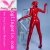 Import Black and Red Cool Design Pvc Leather Sexy Tight Leather Catsuit Costumes Zipped Shiny Look Catsuit from China