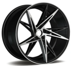black chrome 5*120 car alloy wheel