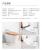 Import Black intelligent toilet with complete function: heated cover, bidet sprayer, drying, automatic or remote flushing from China