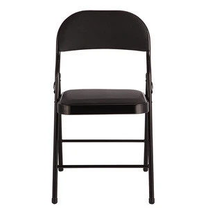 black modern garden chair metal