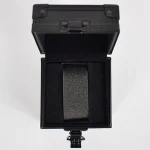 Black Wood Watch Case Small Aluminum Watch Display Box Carrying Case Hot sale Aluminum Watch Case