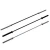 Import Black zinc plated 2200mm steel barbell bar 20kg for weight lifting from China