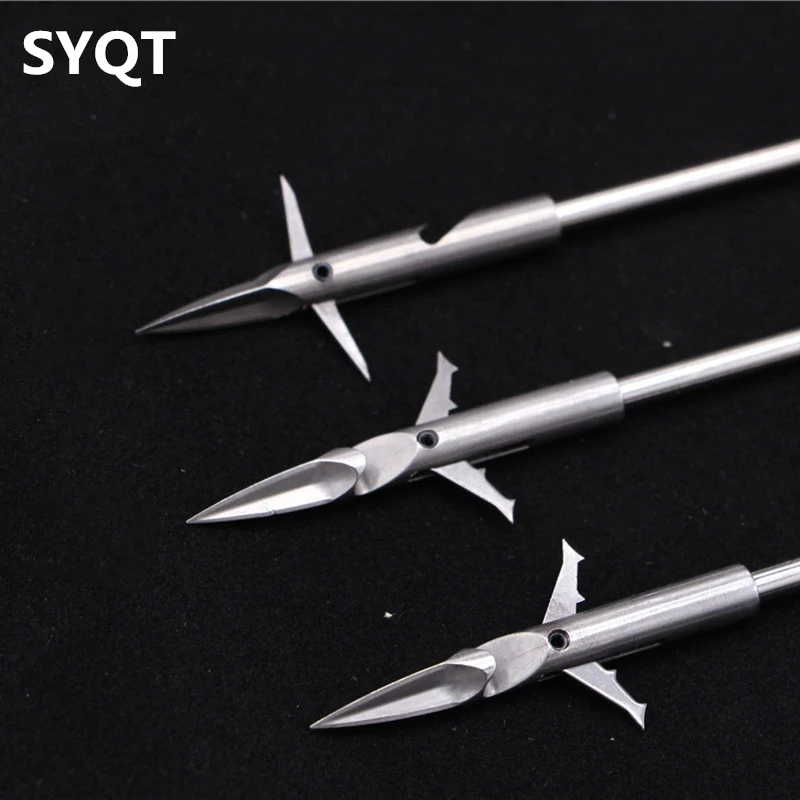 Bow and Arrow Outing Arrow Arrow Fish Target Head Outdoor Archery Replacement Pointed Metal Accessoriessourcing Fishing Dart