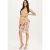 Import Brown Tie Waist Camisole Women Tank Top With an Asymmetric Hem from China