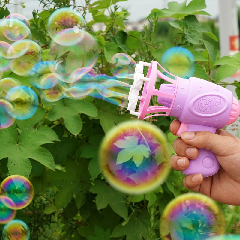 Bubble Shooter Blower electric fan bubble gun Toy