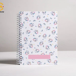 Bulk buy pink customized birthday gift hard cover spiral dairy notebook