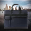 Business office laptop messenger bag custom waterproof briefcase file bags for men and women