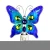 Import Butterfly sticker tortoise night light wall lamp from China