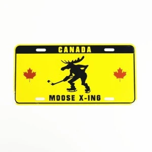 Canada Funny Plate, moose aluminium Souvenir License Plate ,car license plate
