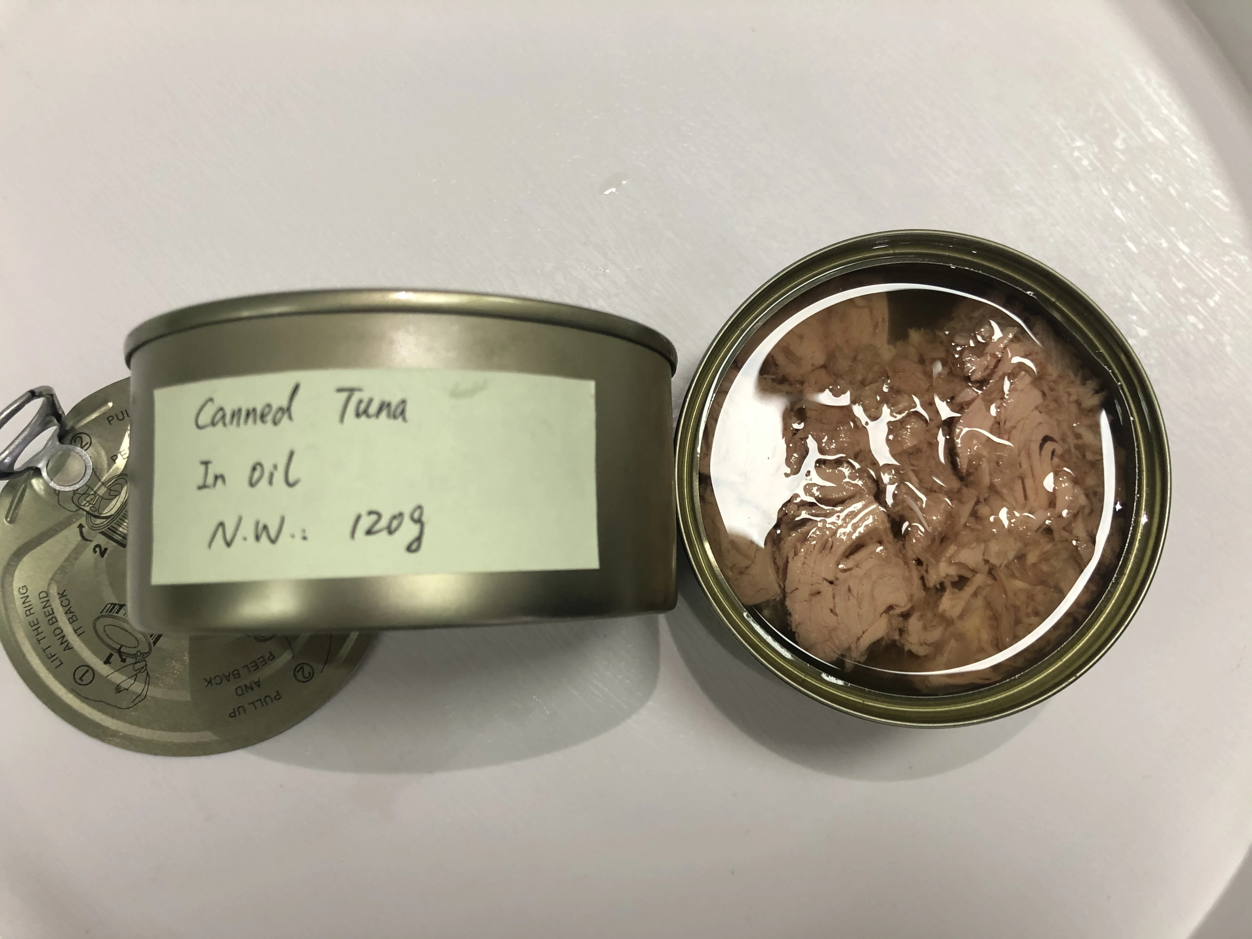 Canned tuna in Oil