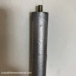 Cast magnesium anode rod AZ63 for water heaters boilers gas stations CP systems