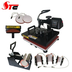 CE certificate STC-SD08 A3 multifunctional combo heat press machine